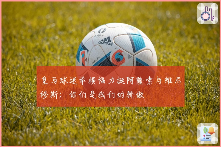 皇马球迷举横幅力挺阿隆索与维尼修斯：你们是我们的骄傲